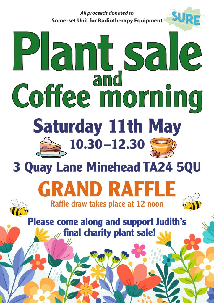 Judith Heaphy’s final plant sale & coffee morning