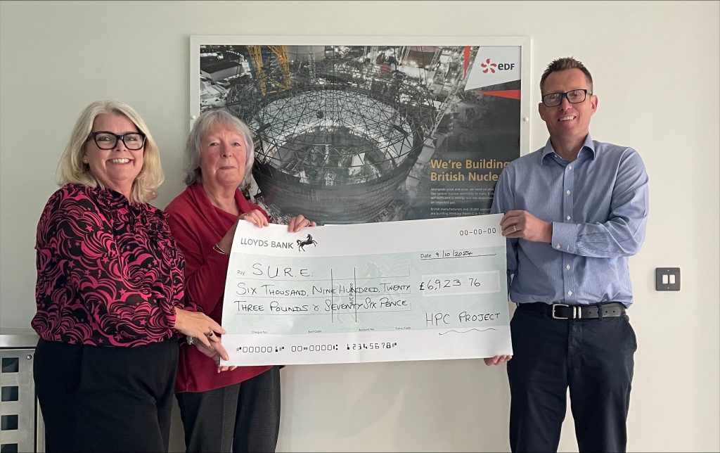 HINKLEY Point C cheque presentation