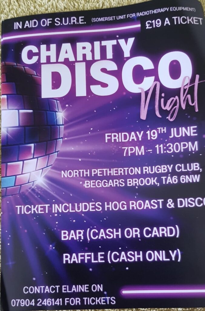 Charity Disco Night & Hog Roast 19th June